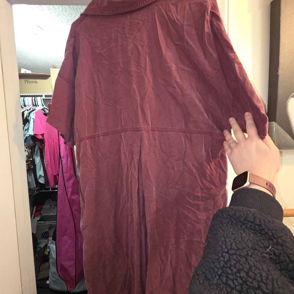 Universal Thread Mauve Button Down Dress Shirt - image 5